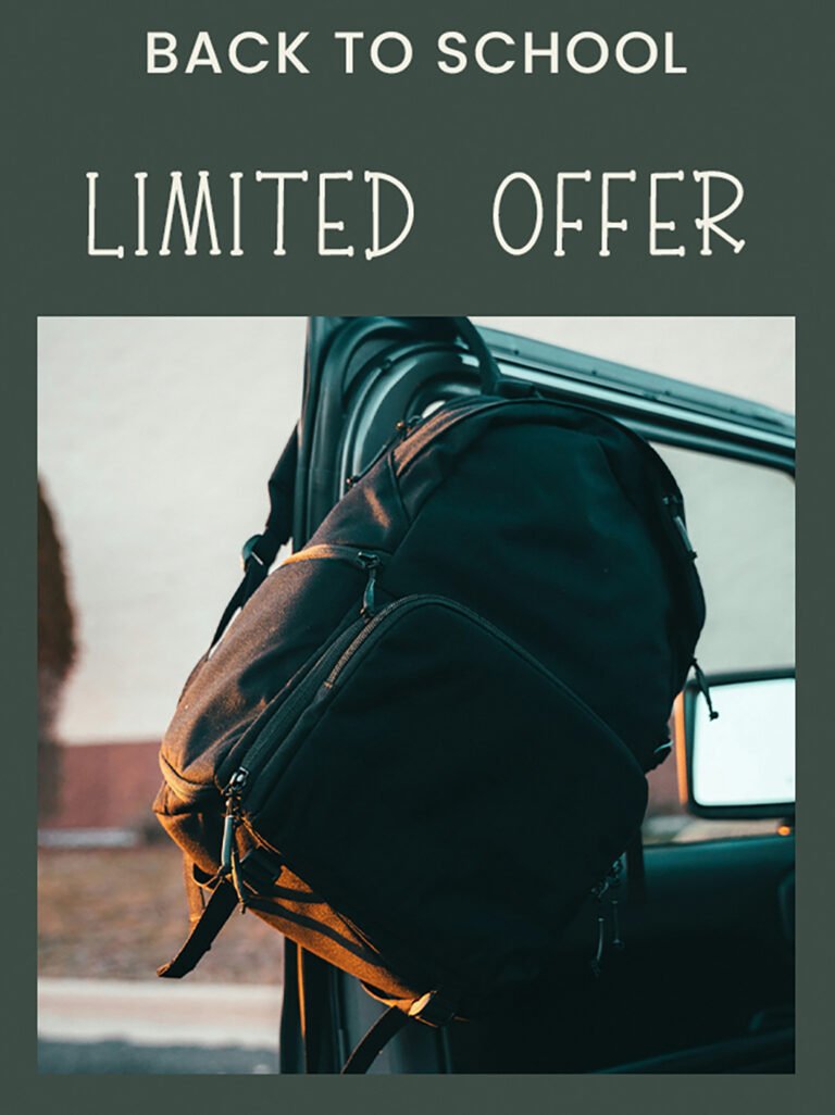 Back to School Instagram post Template PSD Design Social media square layout template typography sale